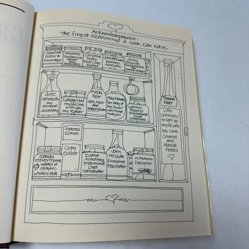 Graham Kerr's Kitchen Cookbook 1994 Hardcover‎ PBS Series Healthy Recipes